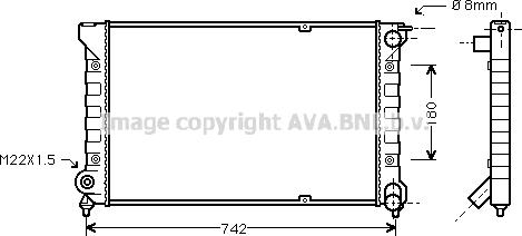 Ava Quality Cooling VN2041 - Radiators, Motora dzesēšanas sistēma ps1.lv