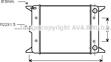 Ava Quality Cooling VN2003 - Radiators, Motora dzesēšanas sistēma ps1.lv