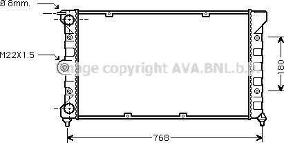 Ava Quality Cooling VN2080 - Radiators, Motora dzesēšanas sistēma ps1.lv