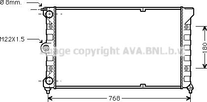 Ava Quality Cooling VN2036 - Radiators, Motora dzesēšanas sistēma ps1.lv