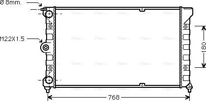 Ava Quality Cooling VN2037 - Radiators, Motora dzesēšanas sistēma ps1.lv