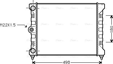 Ava Quality Cooling VN2028 - Radiators, Motora dzesēšanas sistēma ps1.lv