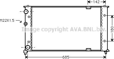 Ava Quality Cooling VN2192 - Radiators, Motora dzesēšanas sistēma ps1.lv