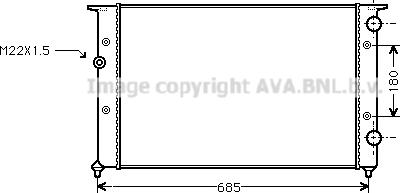 Ava Quality Cooling VN2102 - Radiators, Motora dzesēšanas sistēma ps1.lv