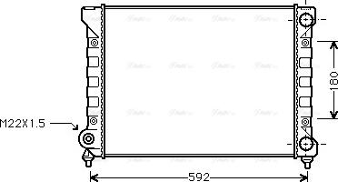 Ava Quality Cooling VN2111 - Radiators, Motora dzesēšanas sistēma ps1.lv