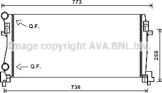 Ava Quality Cooling VN2340 - Radiators, Motora dzesēšanas sistēma ps1.lv