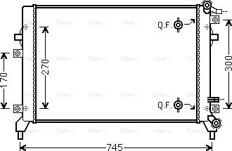 Ava Quality Cooling VN2326 - Radiators, Motora dzesēšanas sistēma ps1.lv