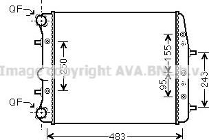 Ava Quality Cooling VNA2373 - Radiators, Motora dzesēšanas sistēma ps1.lv