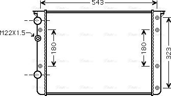 Ava Quality Cooling VN2260 - Radiators, Motora dzesēšanas sistēma ps1.lv