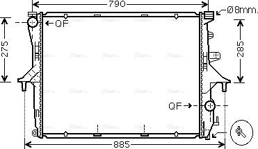 Ava Quality Cooling VN2214 - Radiators, Motora dzesēšanas sistēma ps1.lv