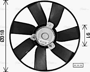 Ava Quality Cooling VN7550 - Ventilators, Motora dzesēšanas sistēma ps1.lv