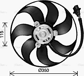 Ava Quality Cooling VN7553 - Ventilators, Motora dzesēšanas sistēma ps1.lv