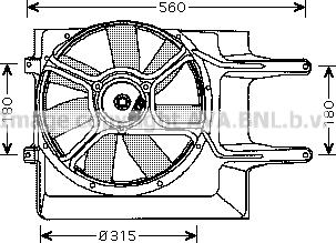 Ava Quality Cooling VN7509 - Ventilators, Motora dzesēšanas sistēma ps1.lv