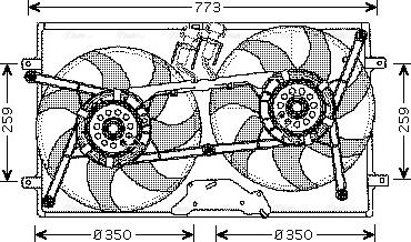 Ava Quality Cooling VN7505 - Ventilators, Motora dzesēšanas sistēma ps1.lv