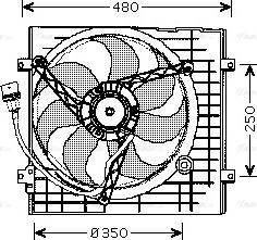 Ava Quality Cooling VN7506 - Ventilators, Motora dzesēšanas sistēma ps1.lv