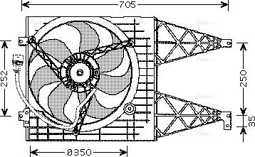 Ava Quality Cooling VN7507 - Ventilators, Motora dzesēšanas sistēma ps1.lv