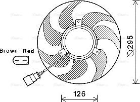 Ava Quality Cooling VN7535 - Ventilators, Motora dzesēšanas sistēma ps1.lv