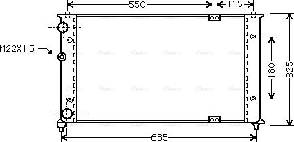 Ava Quality Cooling VNA2192 - Radiators, Motora dzesēšanas sistēma ps1.lv