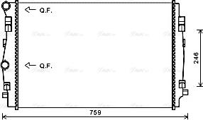 Ava Quality Cooling VNA2344 - Radiators, Motora dzesēšanas sistēma ps1.lv