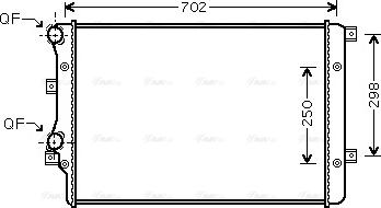 Ava Quality Cooling VNA2206 - Radiators, Motora dzesēšanas sistēma ps1.lv