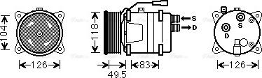 Ava Quality Cooling VNAK303 - Kompresors, Gaisa kond. sistēma ps1.lv