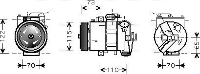 Ava Quality Cooling VNAK240 - Kompresors, Gaisa kond. sistēma ps1.lv