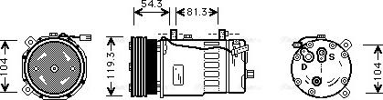 Ava Quality Cooling VNAK280 - Kompresors, Gaisa kond. sistēma ps1.lv