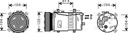 Ava Quality Cooling VNK049 - Kompresors, Gaisa kond. sistēma ps1.lv