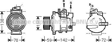Ava Quality Cooling VNK380 - Kompresors, Gaisa kond. sistēma ps1.lv