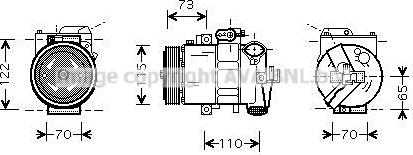 Ava Quality Cooling VNK240 - Kompresors, Gaisa kond. sistēma ps1.lv