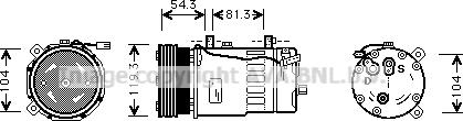 Ava Quality Cooling VNK280 - Kompresors, Gaisa kond. sistēma ps1.lv