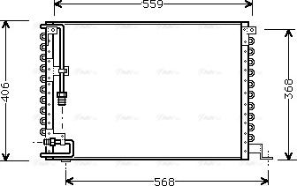 Ava Quality Cooling VO 5073 - Kondensators, Gaisa kond. sistēma ps1.lv