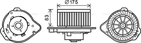 Ava Quality Cooling VO8175 - Salona ventilators ps1.lv