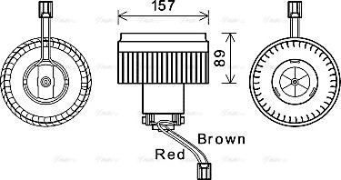 Ava Quality Cooling VO8177 - Salona ventilators ps1.lv