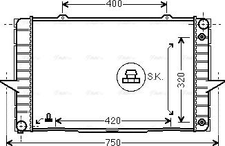 Ava Quality Cooling VO 2092 - Radiators, Motora dzesēšanas sistēma ps1.lv