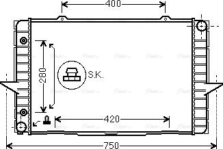 Ava Quality Cooling VO 2064 - Radiators, Motora dzesēšanas sistēma ps1.lv