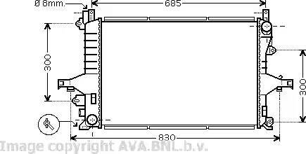 Ava Quality Cooling VO 2116 - Radiators, Motora dzesēšanas sistēma ps1.lv