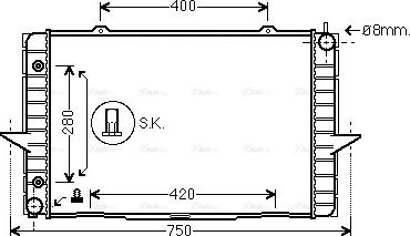 Ava Quality Cooling VO 2118 - Radiators, Motora dzesēšanas sistēma ps1.lv