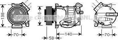 Ava Quality Cooling VO K144 - Kompresors, Gaisa kond. sistēma ps1.lv