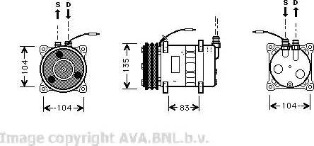 Ava Quality Cooling VO K052 - Kompresors, Gaisa kond. sistēma ps1.lv