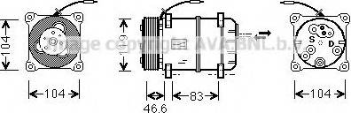 Ava Quality Cooling VO K057 - Kompresors, Gaisa kond. sistēma ps1.lv