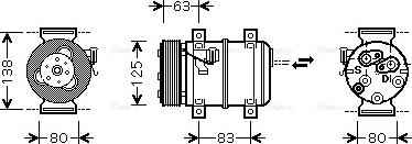 Ava Quality Cooling VO K120 - Kompresors, Gaisa kond. sistēma ps1.lv