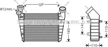 Ava Quality Cooling VW 4216 - Starpdzesētājs ps1.lv