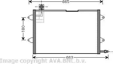 Ava Quality Cooling VW 5146 - Kondensators, Gaisa kond. sistēma ps1.lv