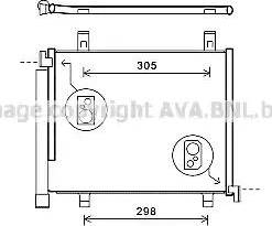 Ava Quality Cooling VW5327D - Kondensators, Gaisa kond. sistēma ps1.lv