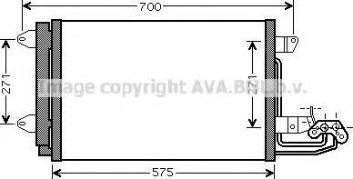 Ava Quality Cooling VW 5269 - Kondensators, Gaisa kond. sistēma ps1.lv