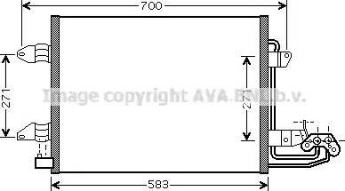 Ava Quality Cooling VW5211D - Kondensators, Gaisa kond. sistēma ps1.lv