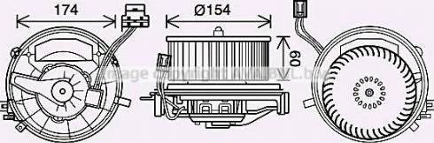 Ava Quality Cooling VW8399 - Elektromotors, Salona ventilācija ps1.lv