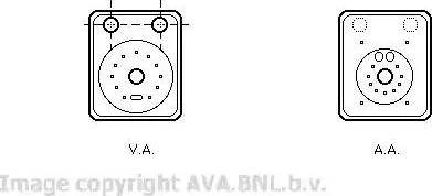 Ava Quality Cooling VW3093 - Eļļas radiators, Motoreļļa ps1.lv