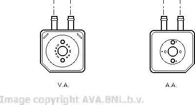 Ava Quality Cooling VW 3086 - Eļļas radiators, Motoreļļa ps1.lv